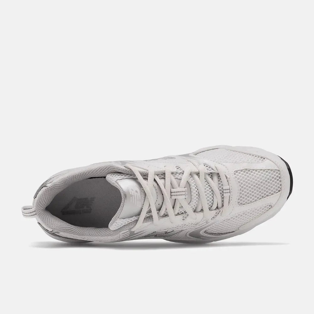 New Balance 530 White Silver Metallic