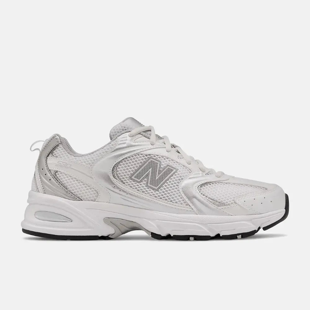 New Balance 530 White Silver Metallic