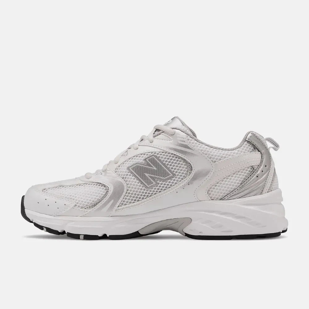 New Balance 530 White Silver Metallic