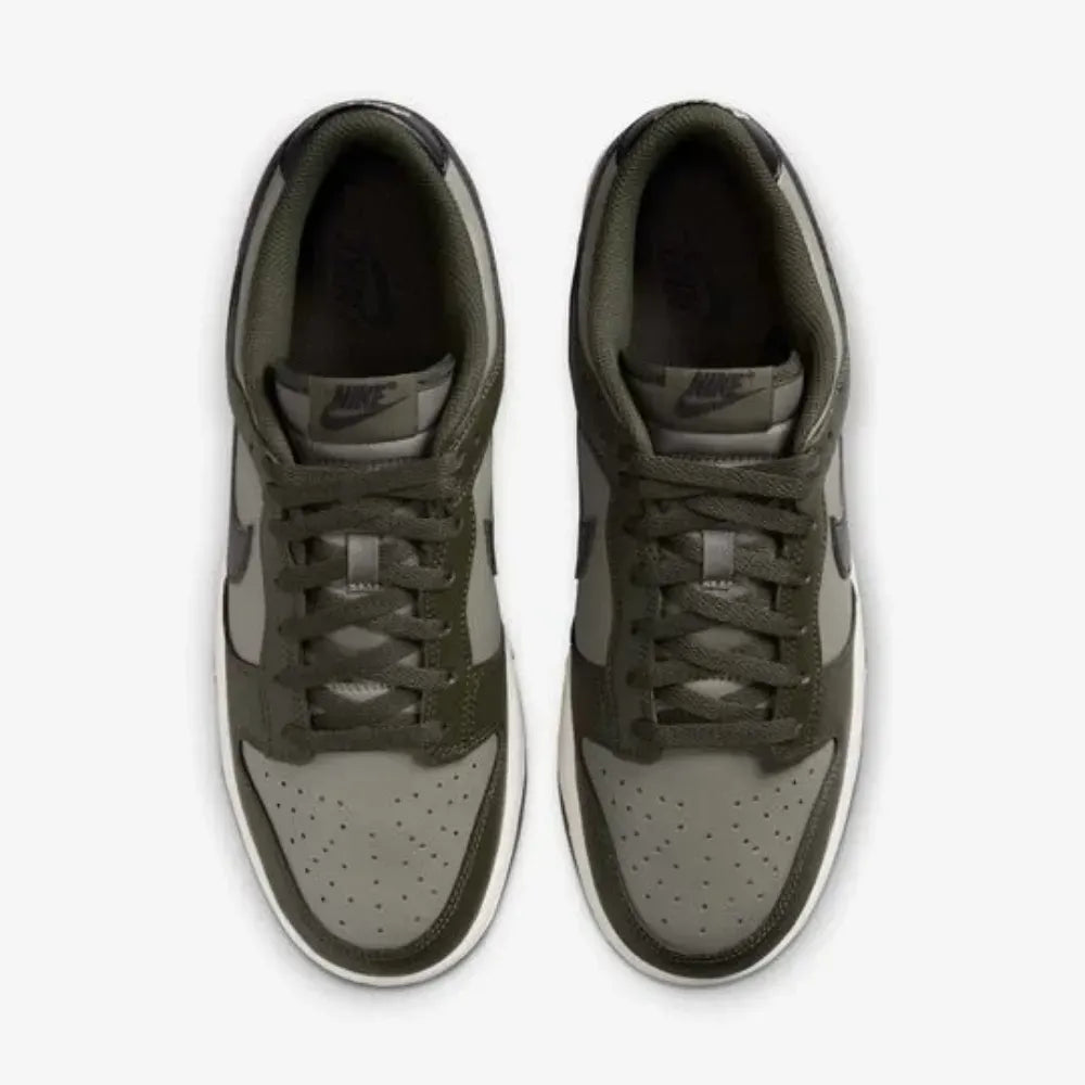 Tênis Nike Dunk Low Cargo Khaki Light Army Phantom Black