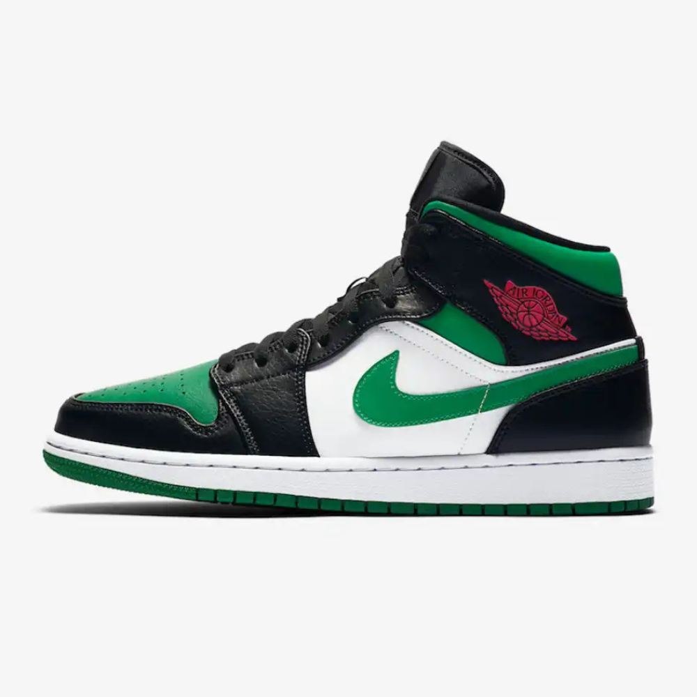 Air Jordan 1 Mid Green Toe