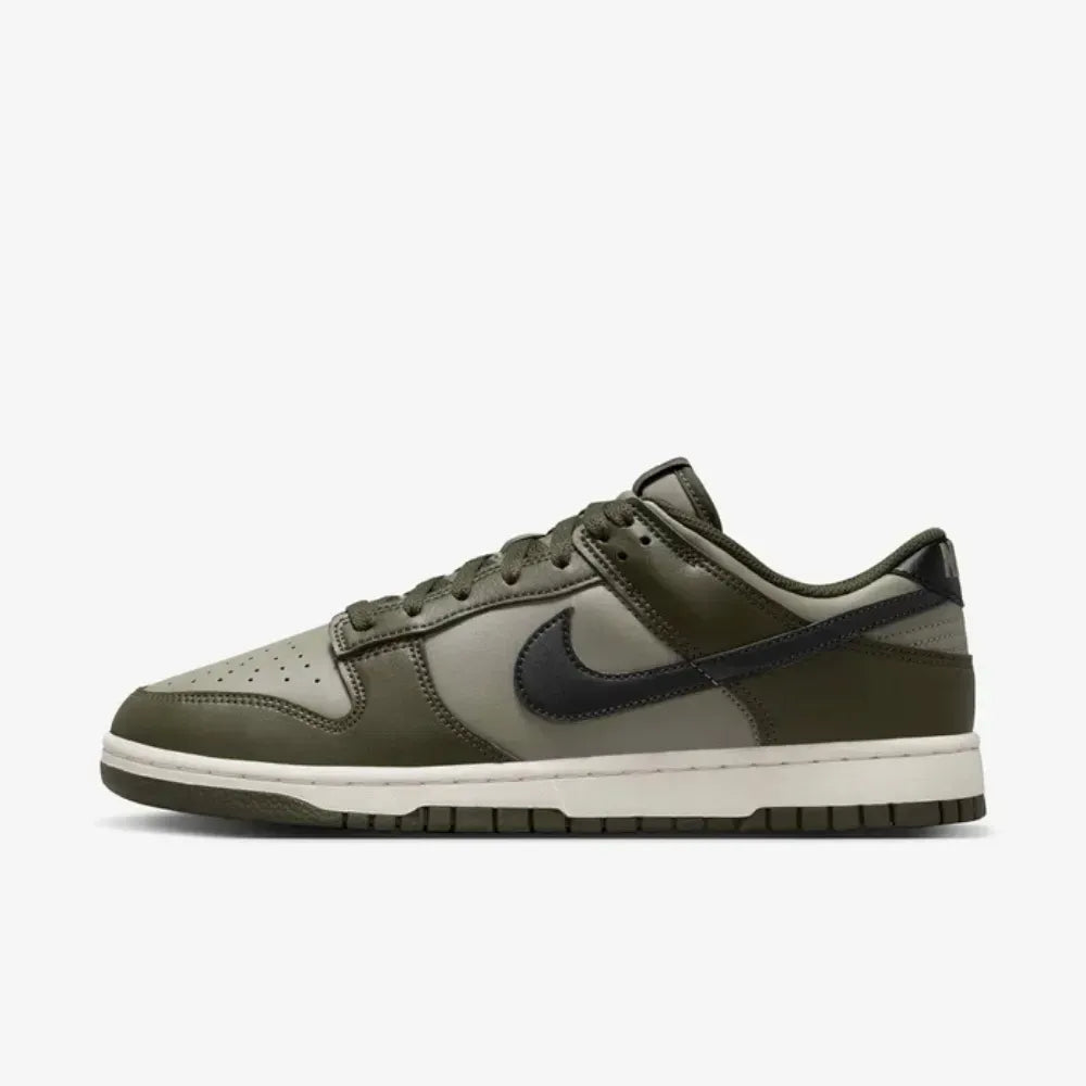 Tênis Nike Dunk Low Cargo Khaki Light Army Phantom Black