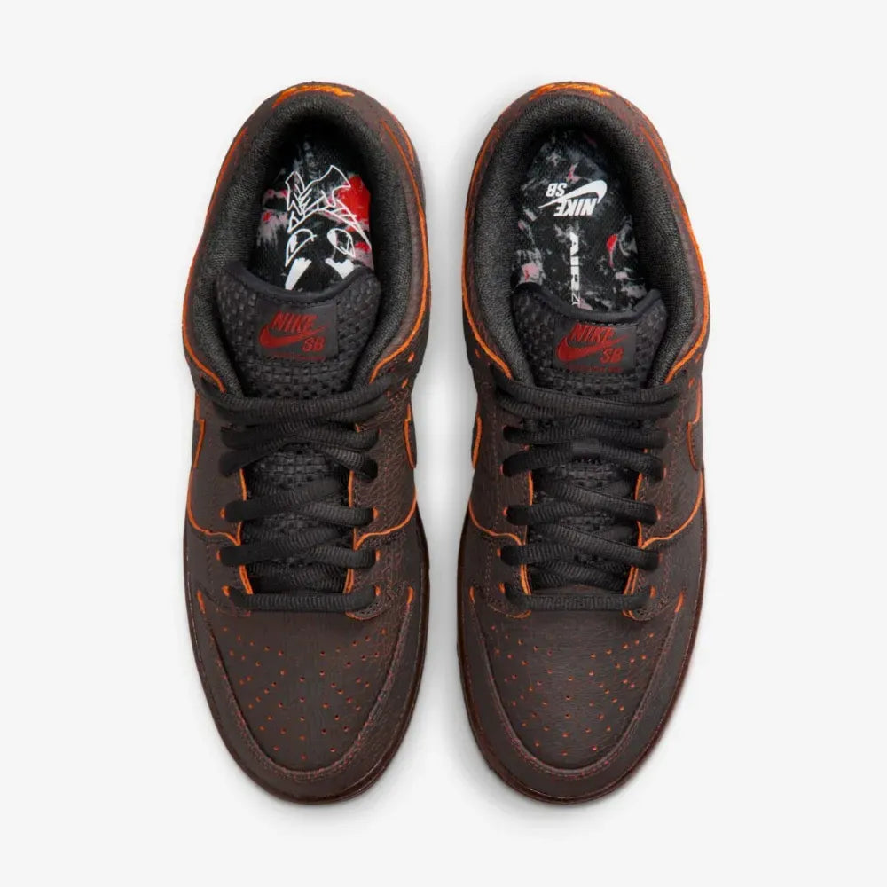 Nike SB Dunk Low Krampus Smoke Grey Campfire Orange