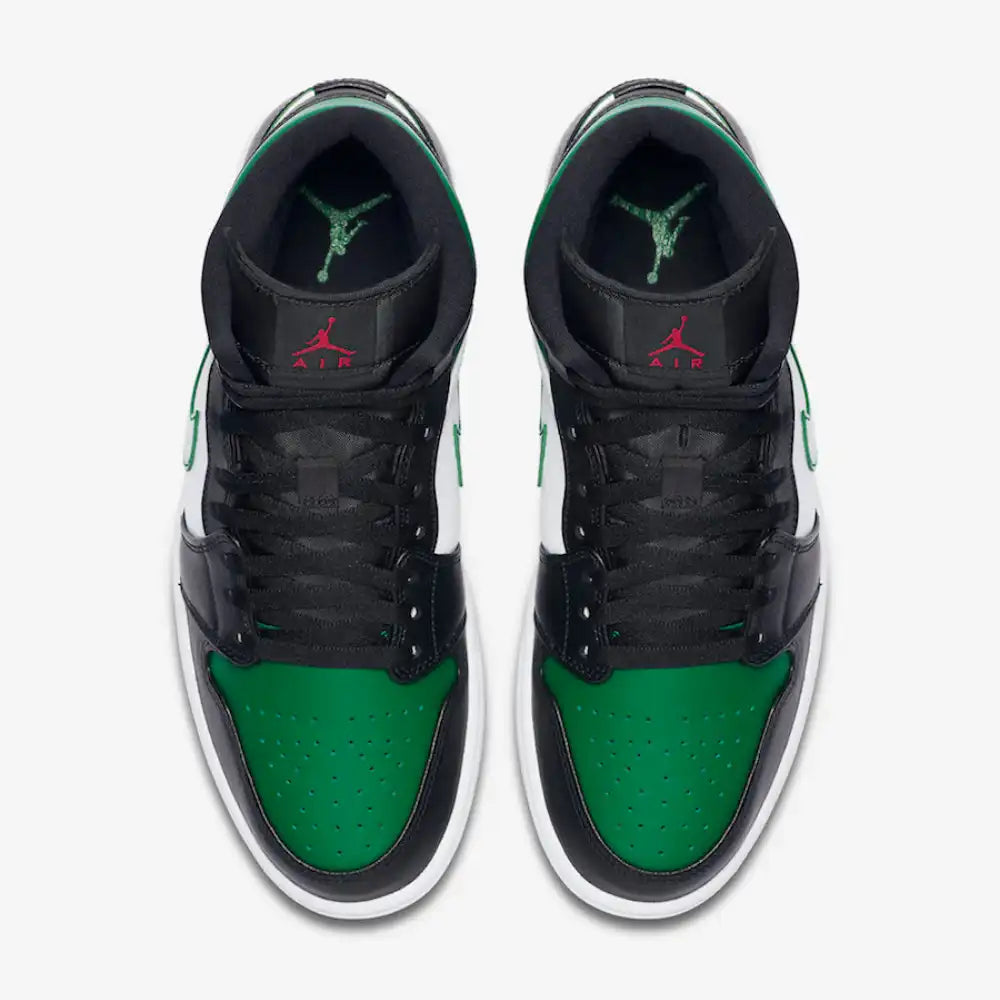 Air Jordan 1 Mid Green Toe