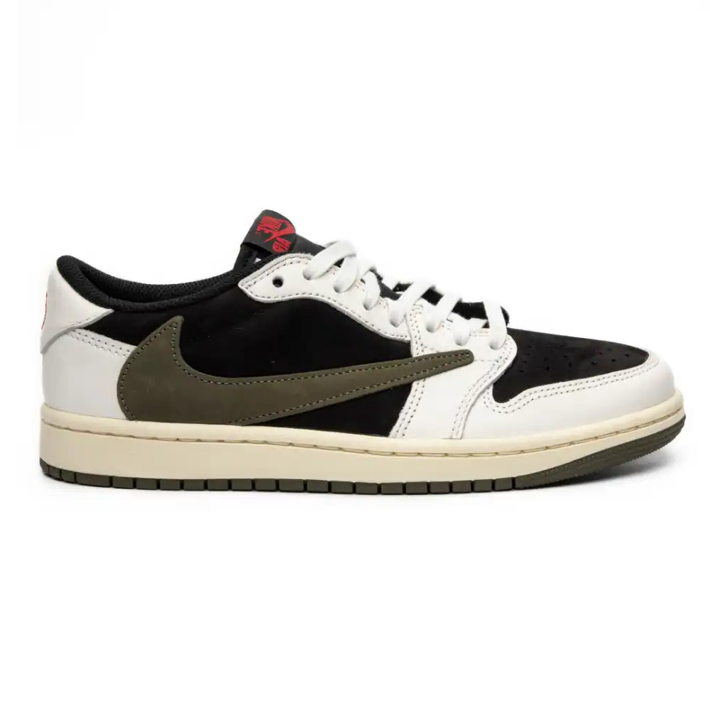 Tênis Travis Scott x Air Jordan 1 Low OG Olive